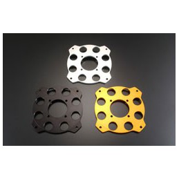 image: G'craft star with holes for 3.5/2.75 inch black