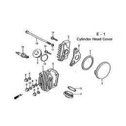 image: GASKET, CYLINDER HEAD COVER see item 5