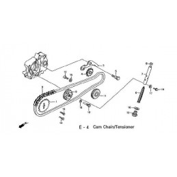image: ROLLER COMP., CAM CHAIN GUIDE see item 9