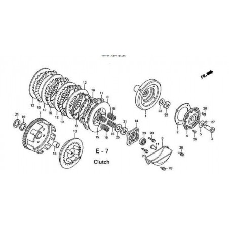 image: ROD, CLUTCH LIFTER see item 17