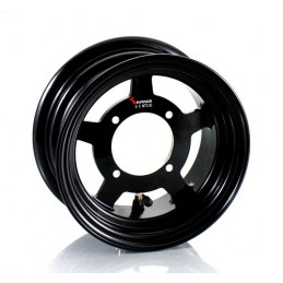 image: Kitaco 5 spoke 3.5x8 inch black wheel